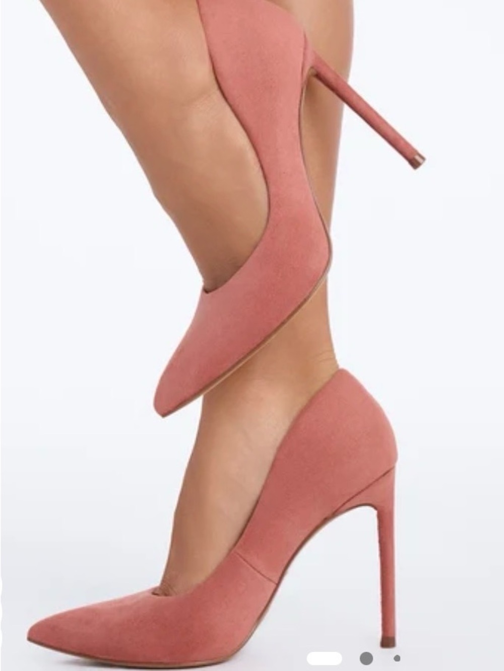 Fashion Nova Pointed Toe Stiletto Pumps - Dusty Rose Pink